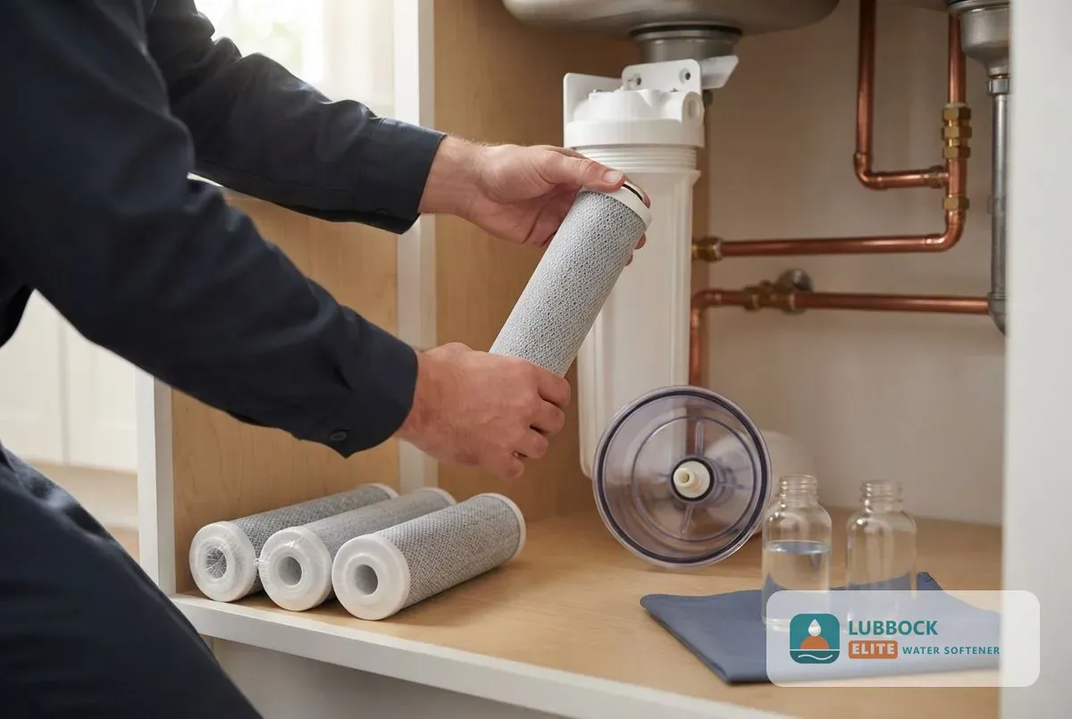 Water contaminant removal Lubbock TX filter installation