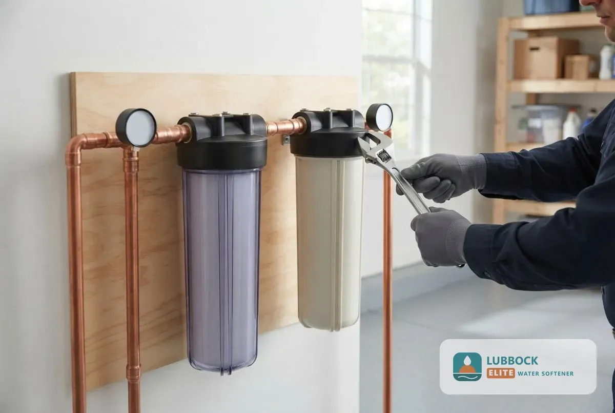 Water filtration systems Lubbock TX whole house filter installation