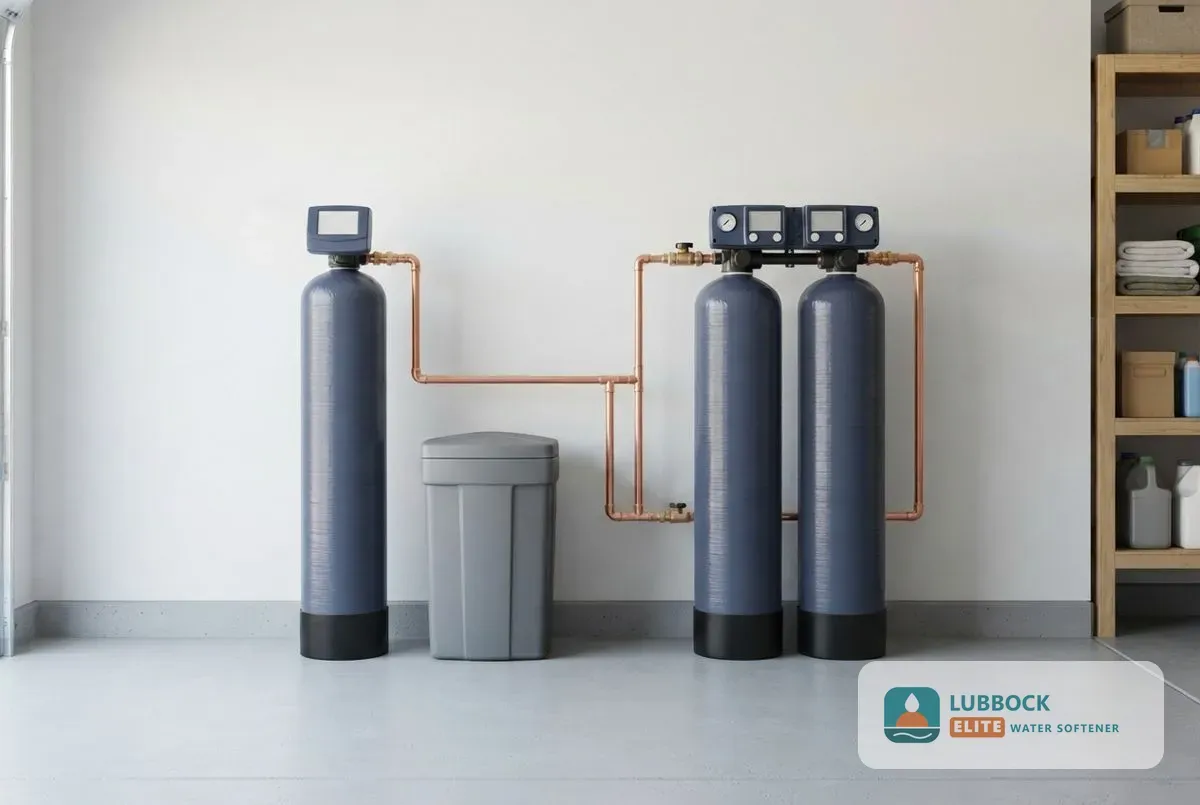Water softener systems Lubbock TX salt-based and dual-tank units